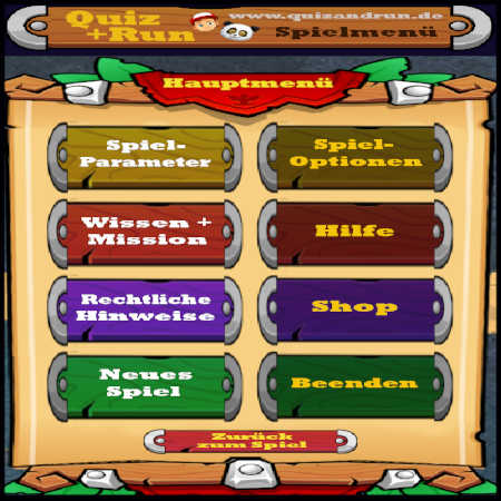 Spielmenü