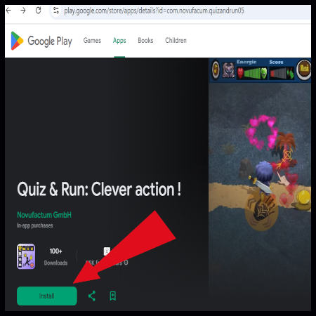 Installation from the app store